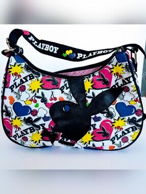 Playboy Bunny Y2K Shoulder Bag Purse Multicolor Vintage Retro 2000s Handbag